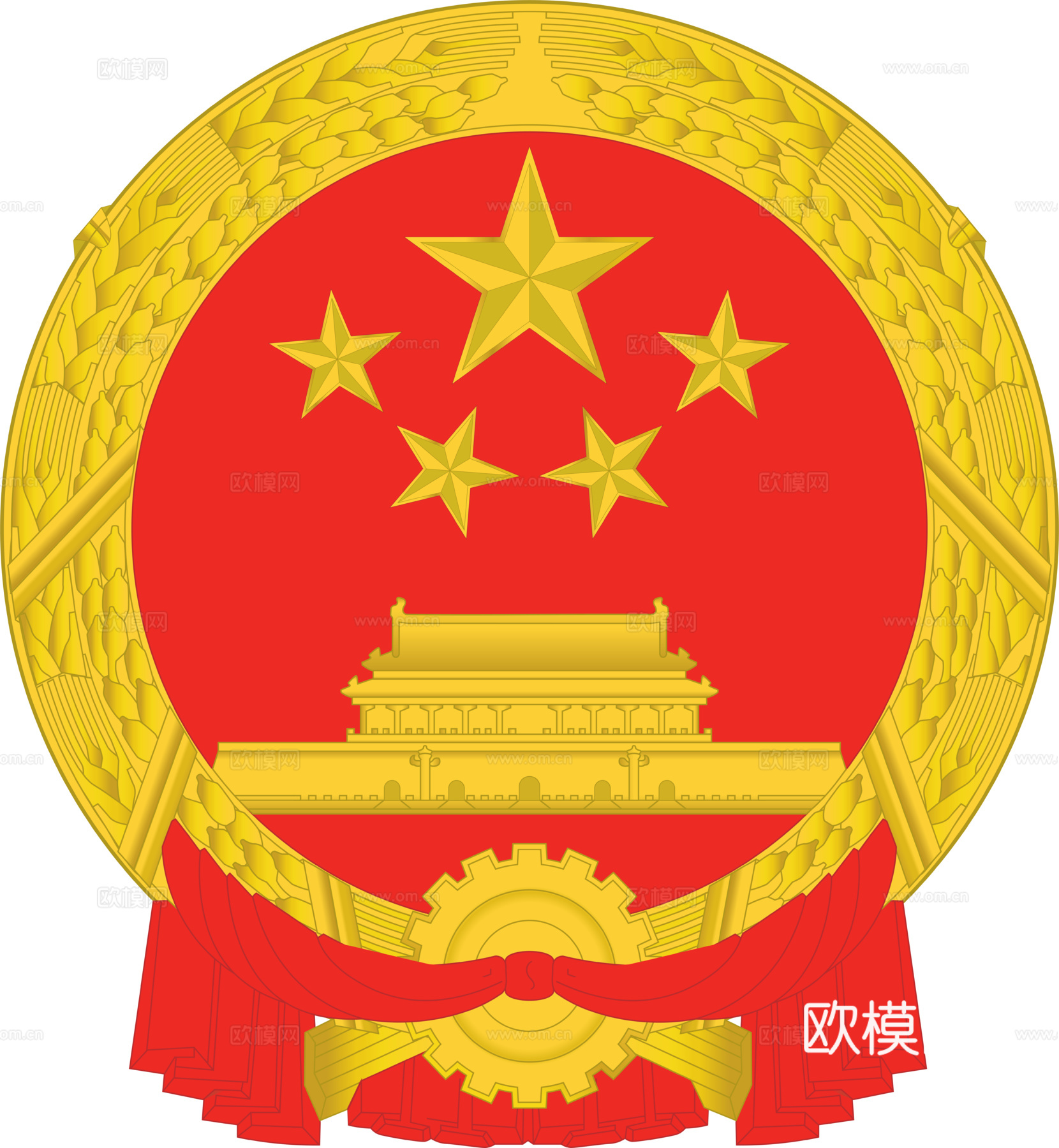 中国国徽，政府机构logo