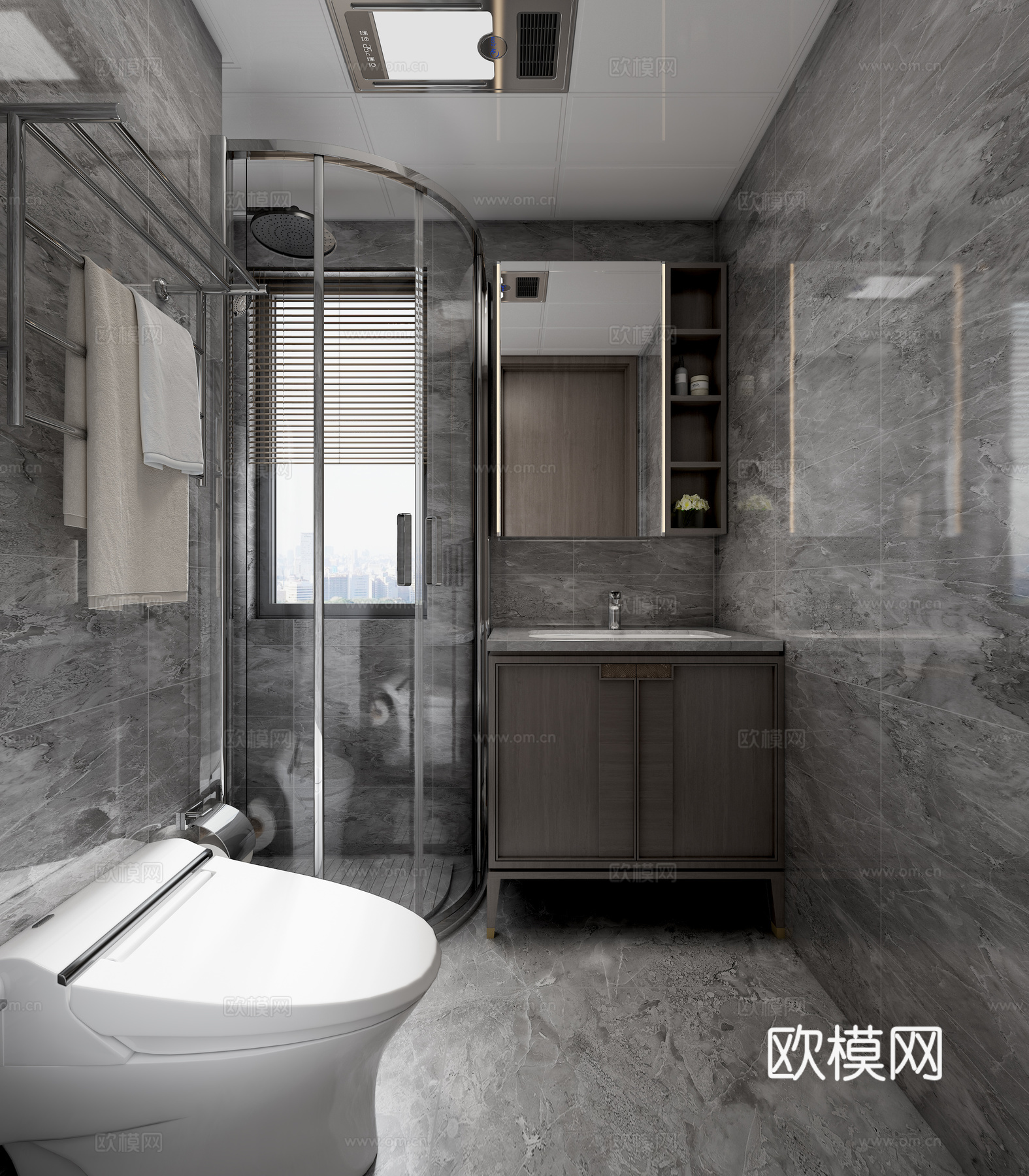 轻奢别墅 样板间 最新全套施工图 效果图合集cad施工图