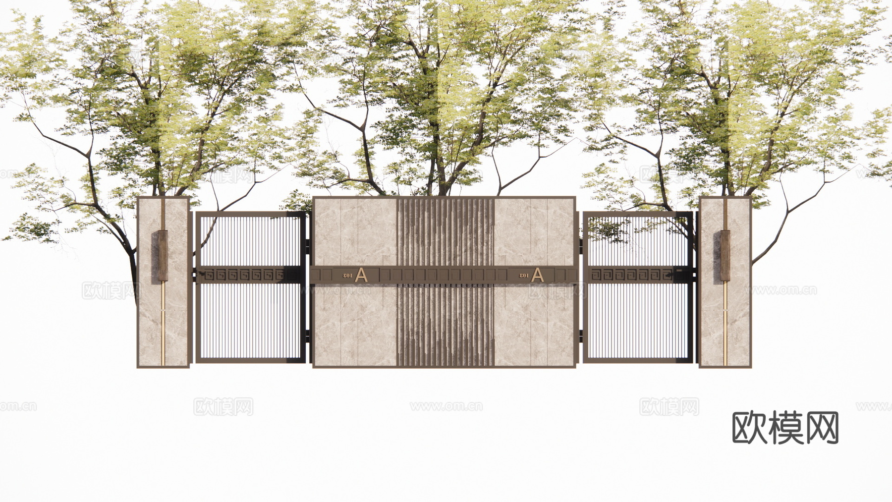 室内造景 庭院灯 草坪灯 庭院门 阳光房 门 微景观 屋顶花su模型