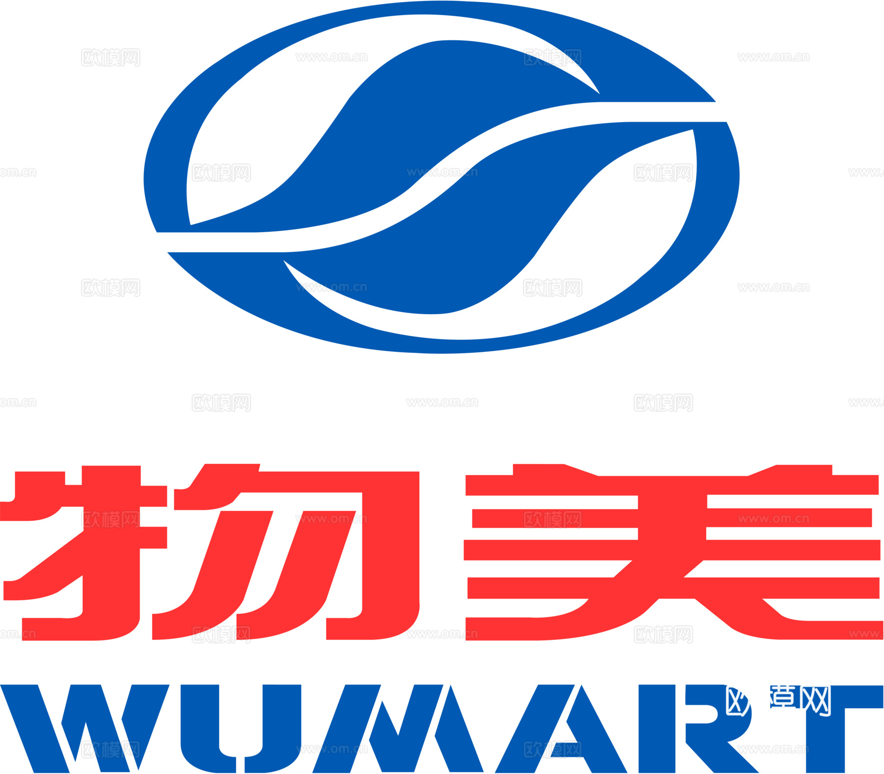 物美，超市便利店logo