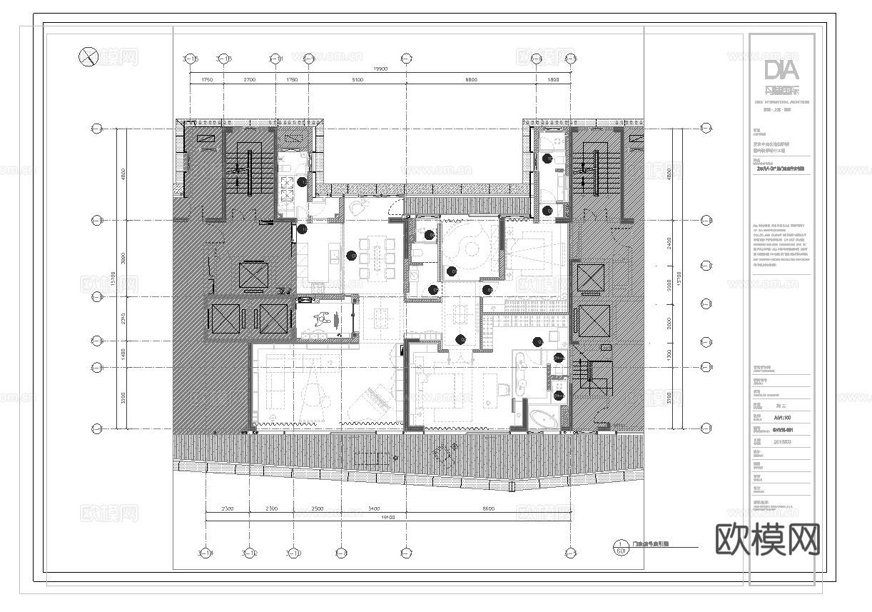 轻奢别墅 样板间 最新全套施工图 效果图合集cad施工图下载（渲染图6）