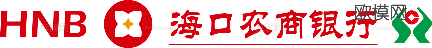 海口农商银行，国内银行logo