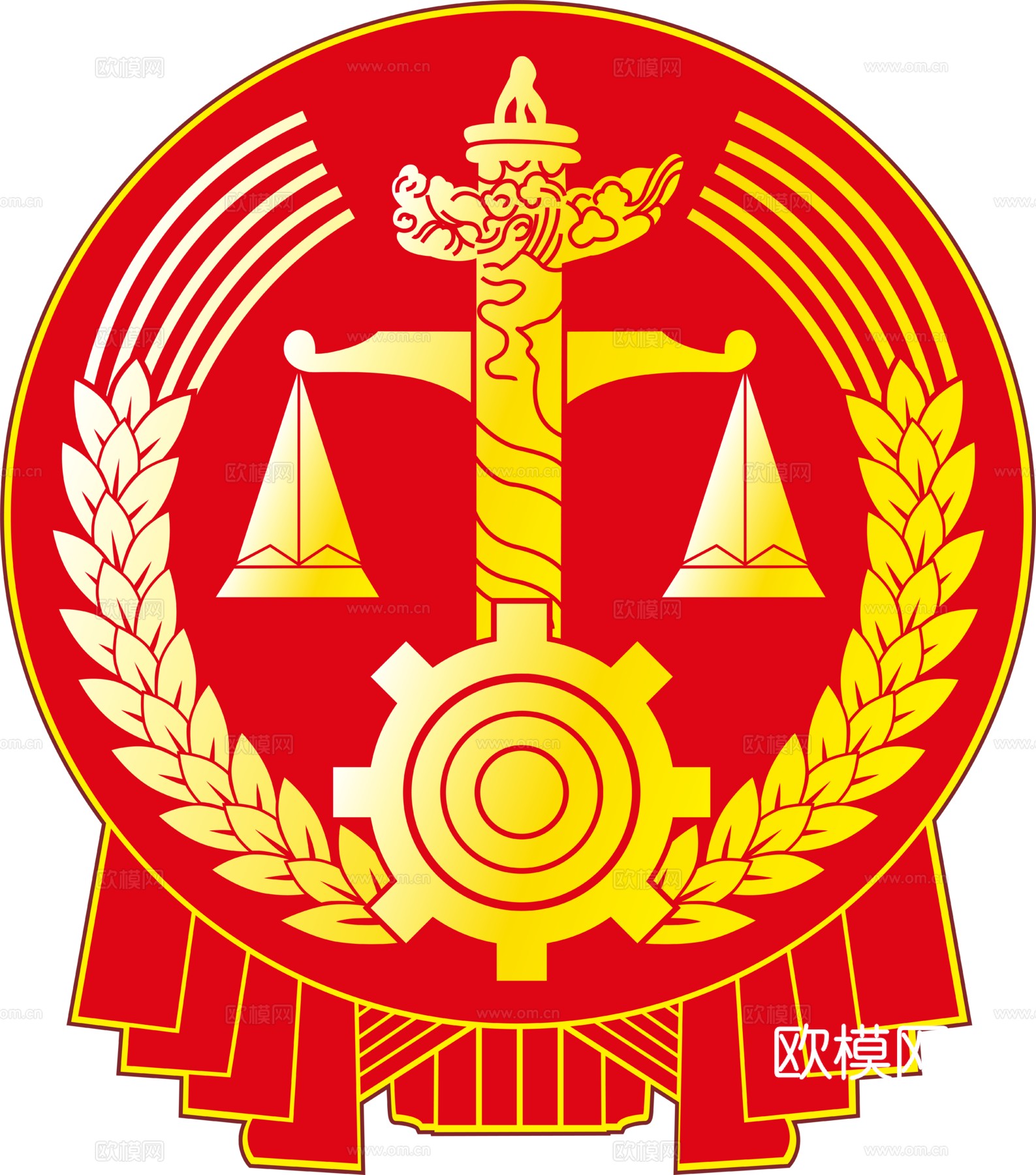 中国人民法院，政府机构logo