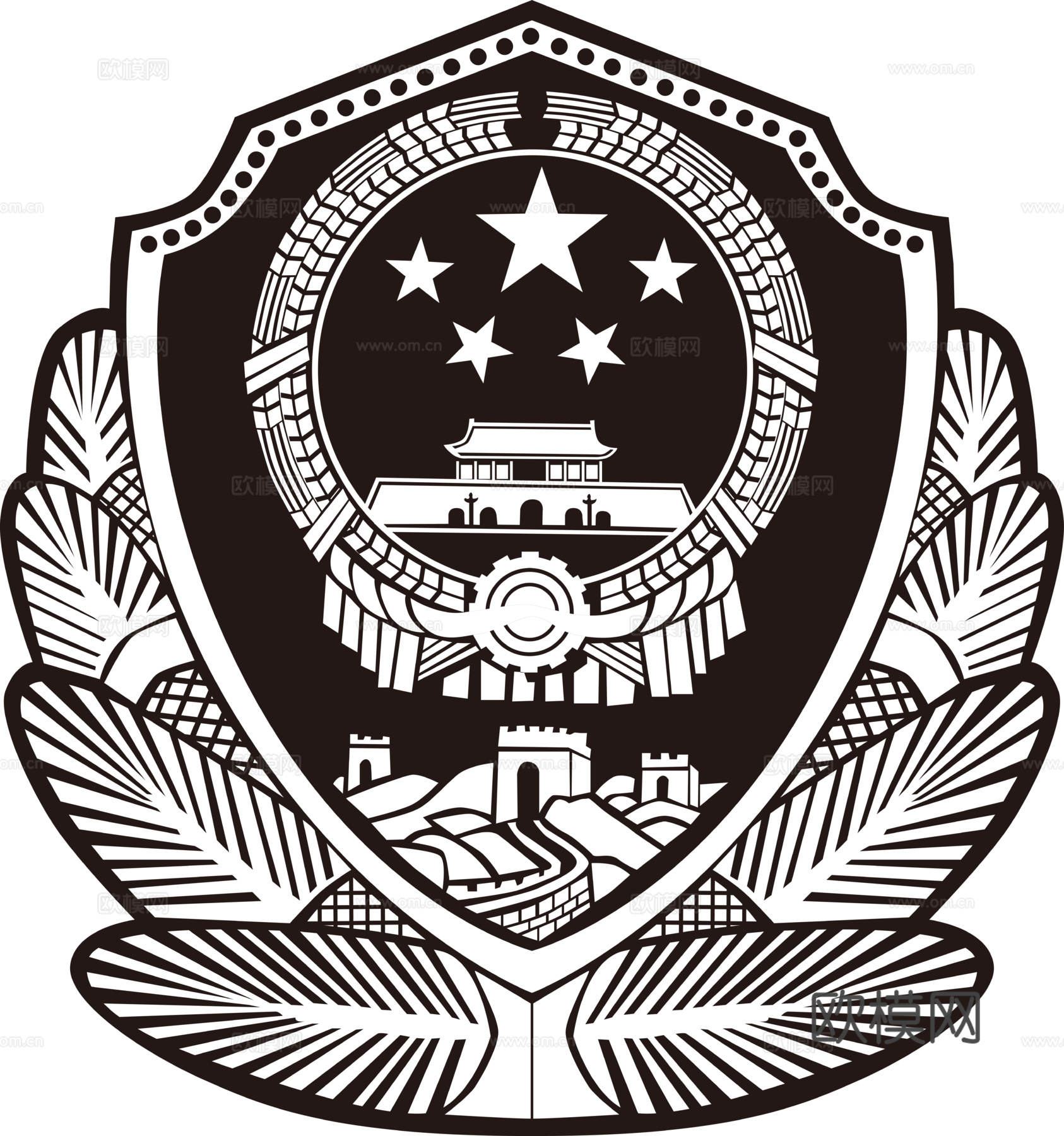 警徽2，政府机构logo