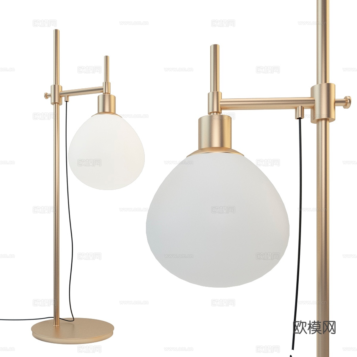 Maytoni Erich MOD221-TL-01-G台灯3d模型下载