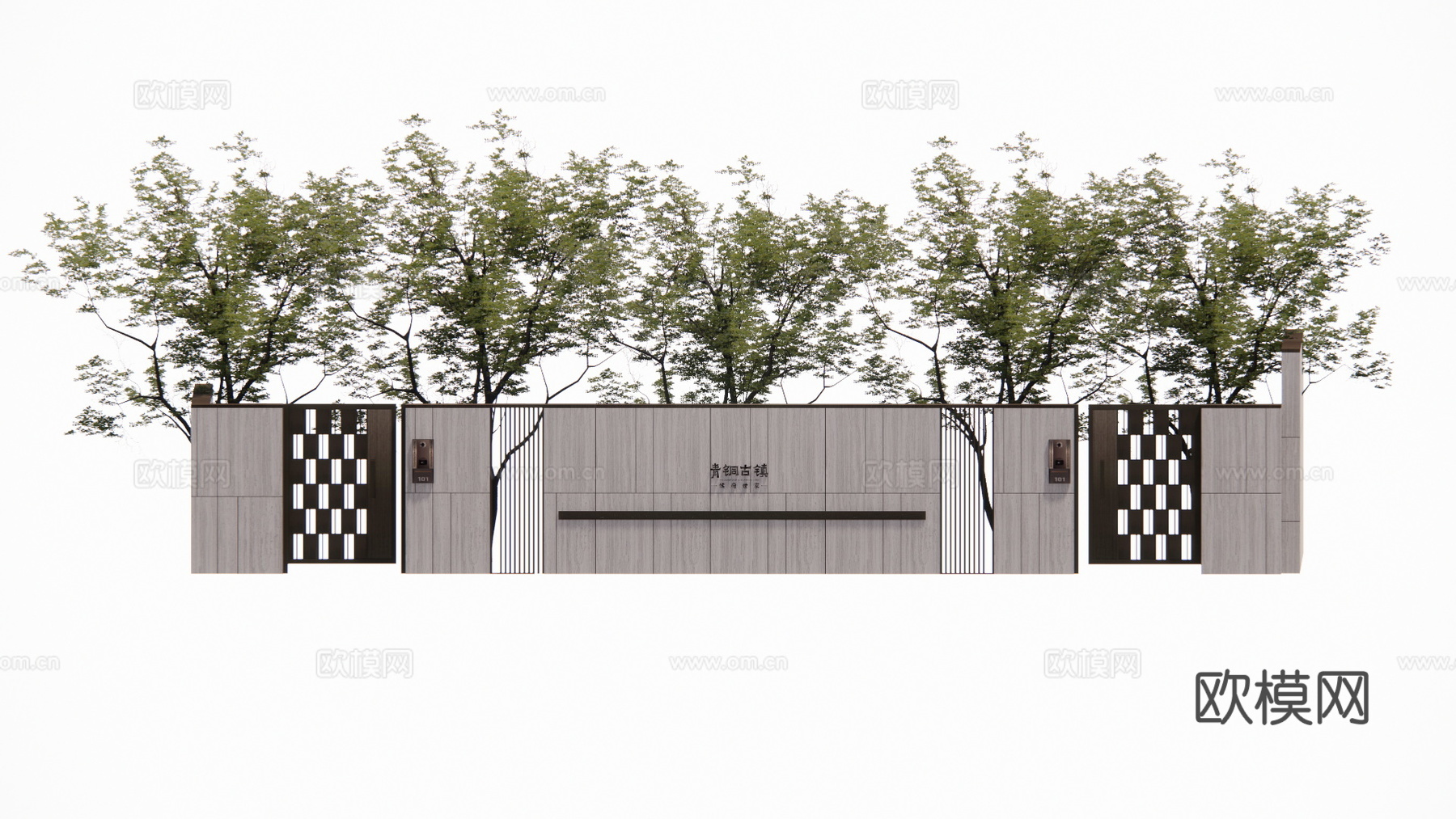 室内造景 庭院灯 草坪灯 庭院门 阳光房 门 微景观 屋顶花su模型