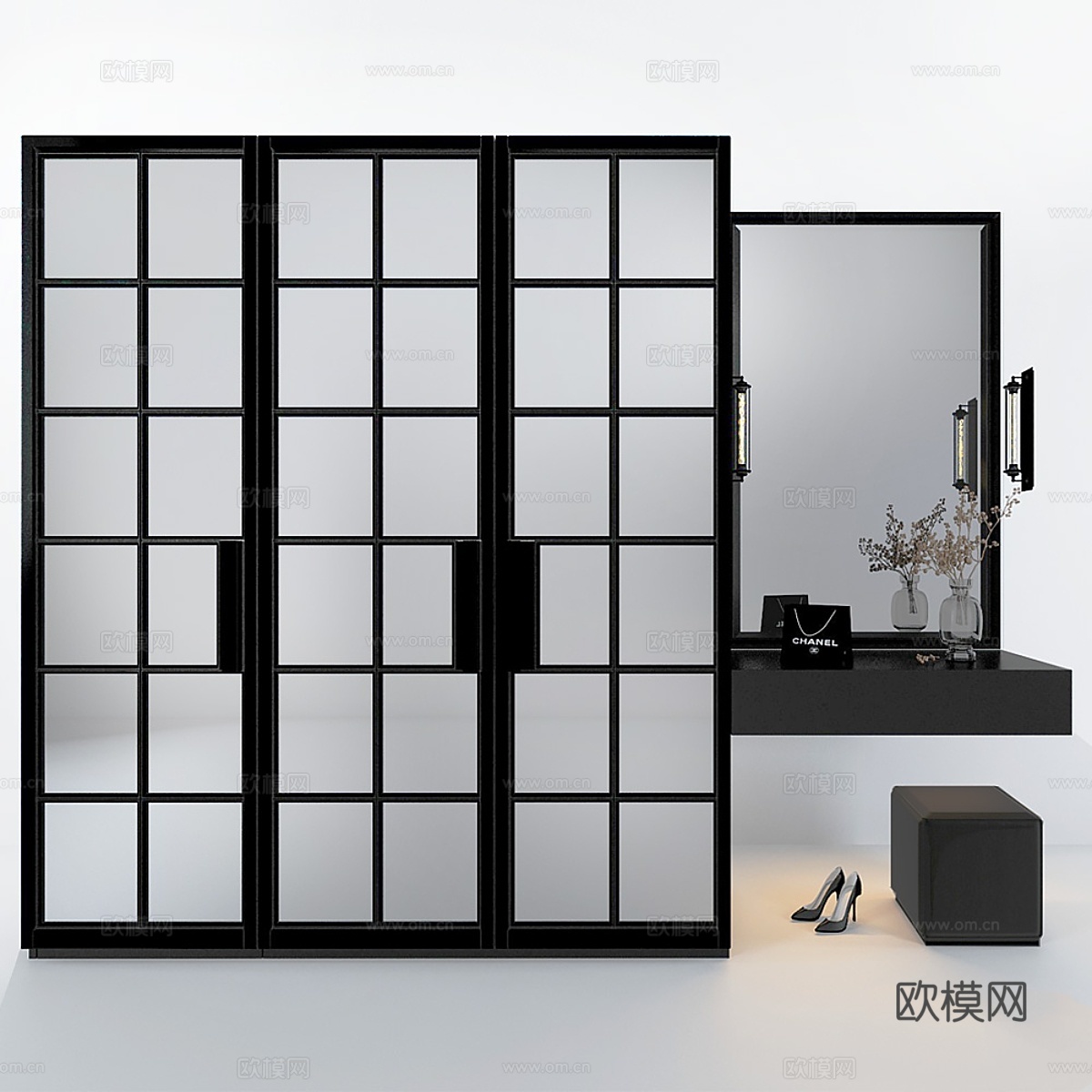 走廊构图_73d模型下载