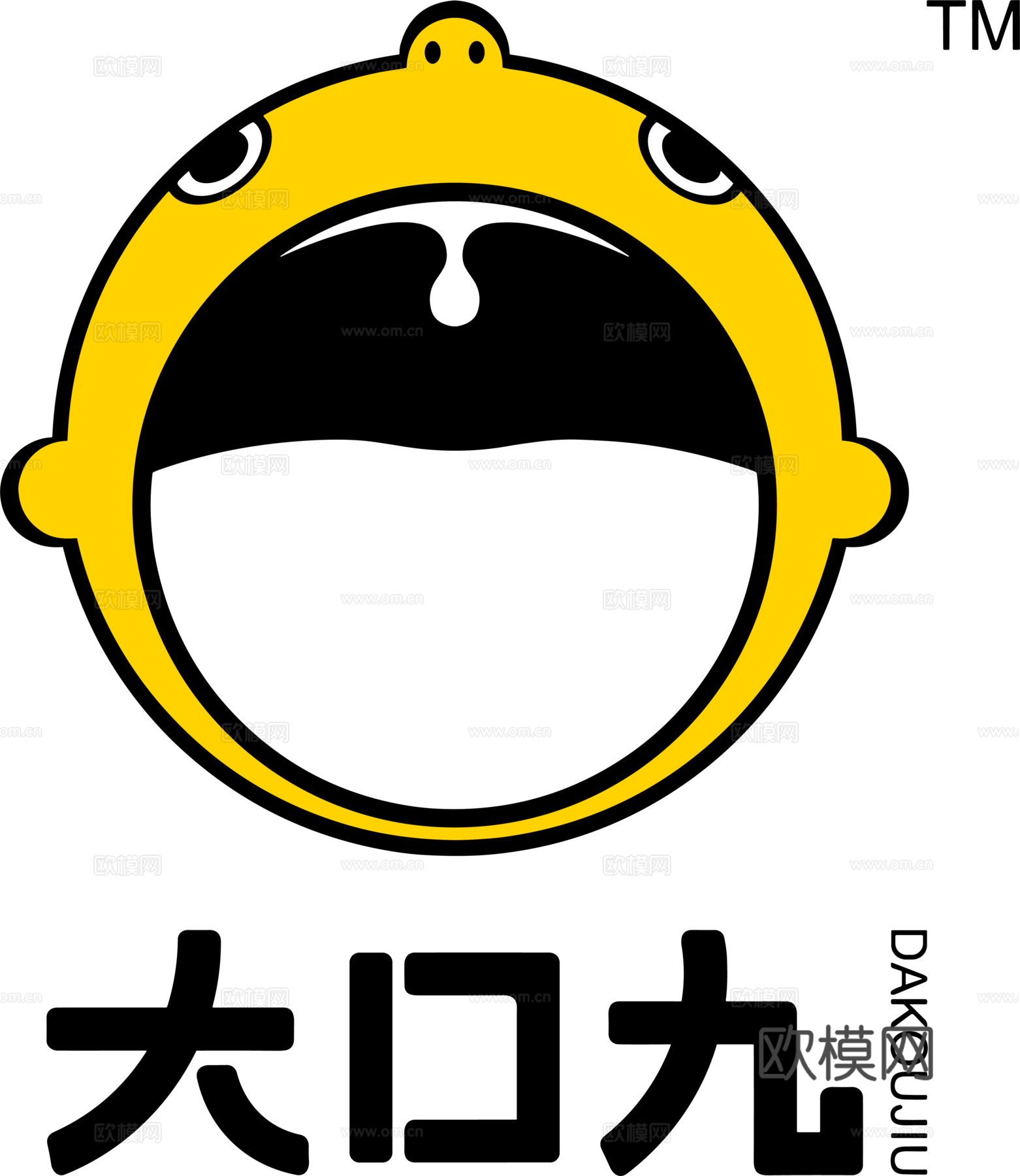 大口九，奶茶店logo