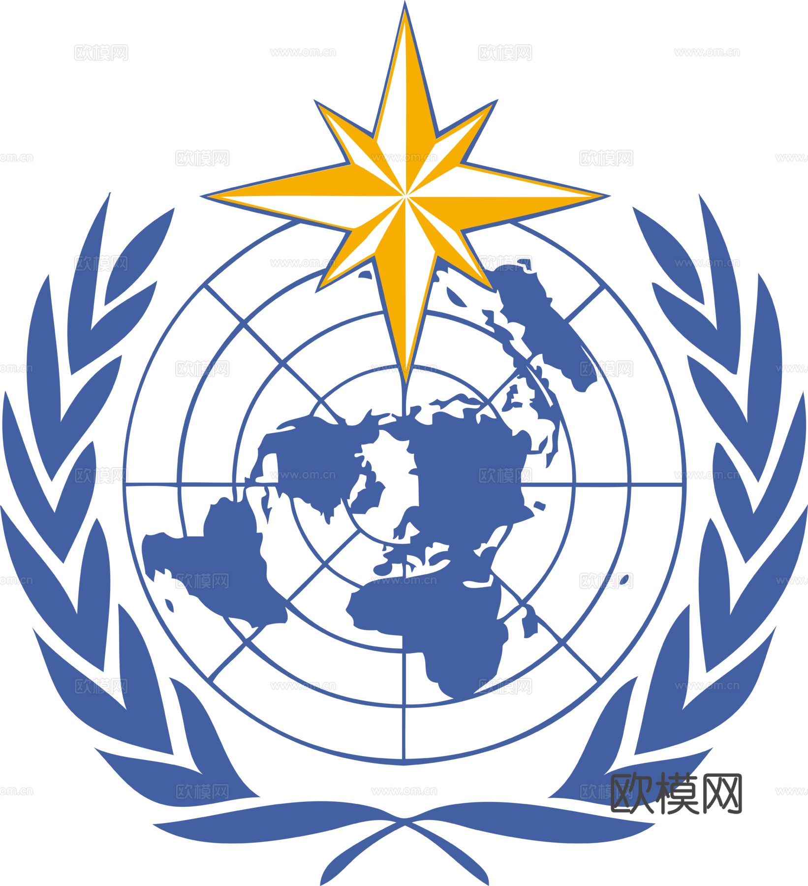 世界气象组织，政府机构logo