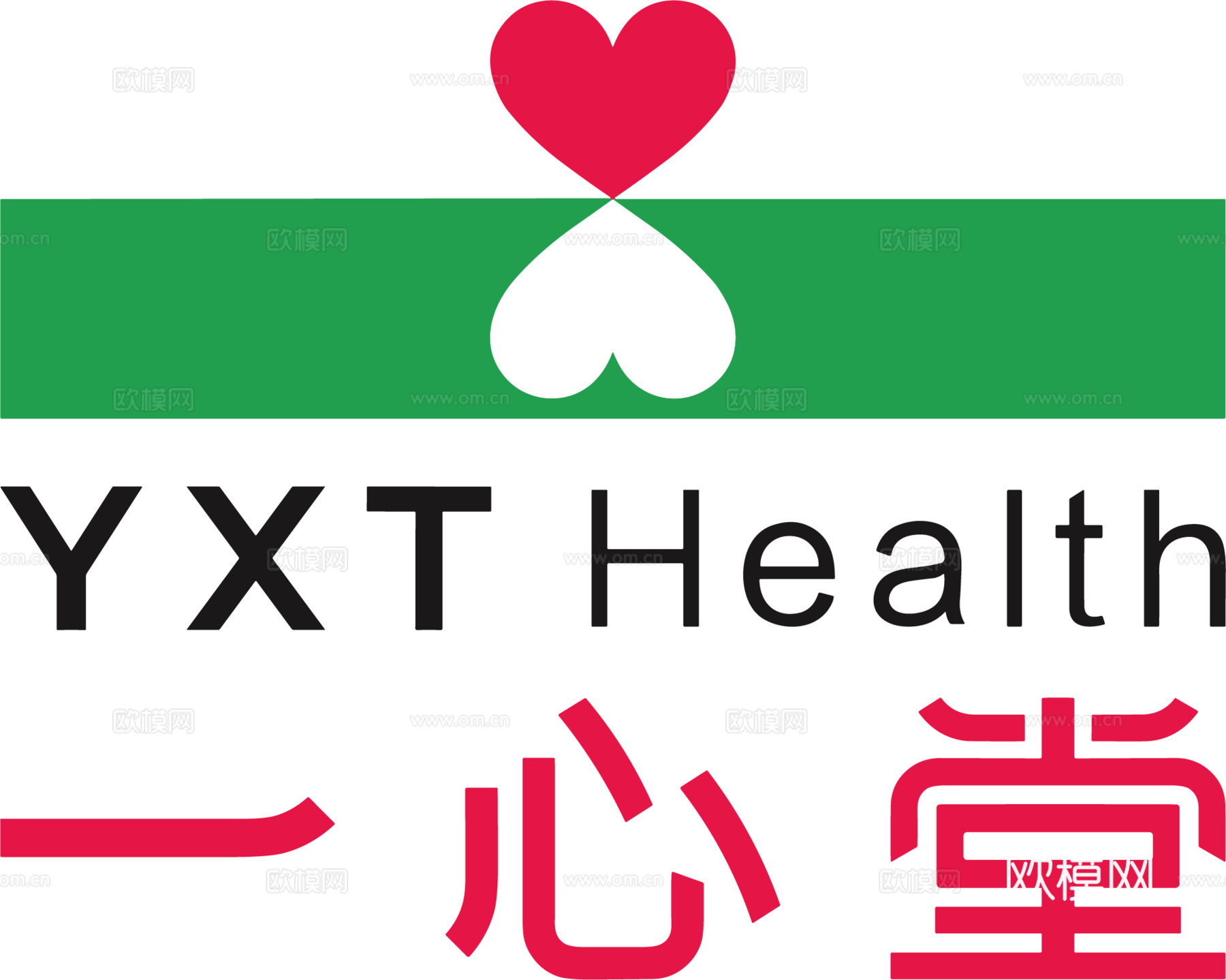 一心堂，药店买药logo