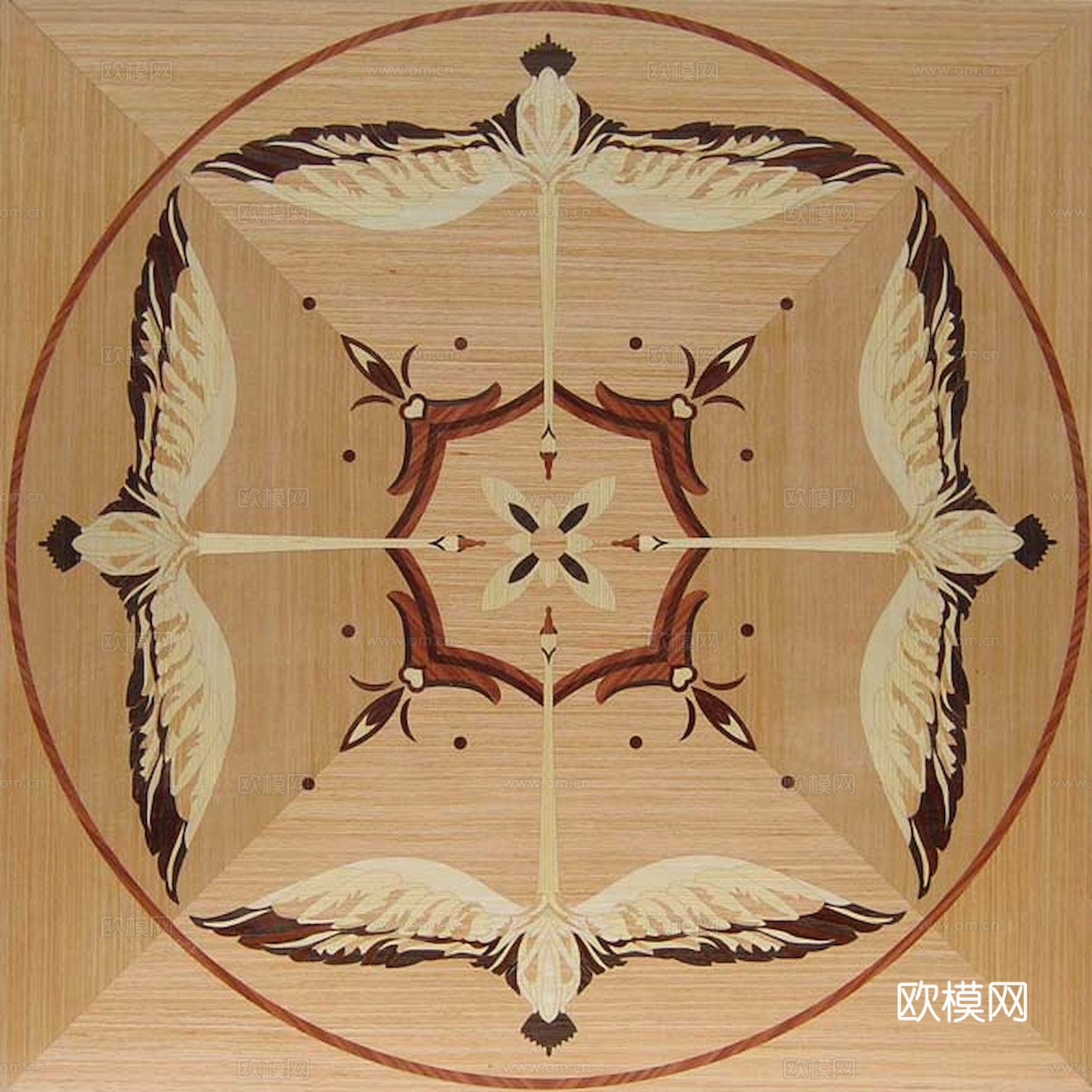 拼花木地板木拼板3D立体地板花纹木质拼花