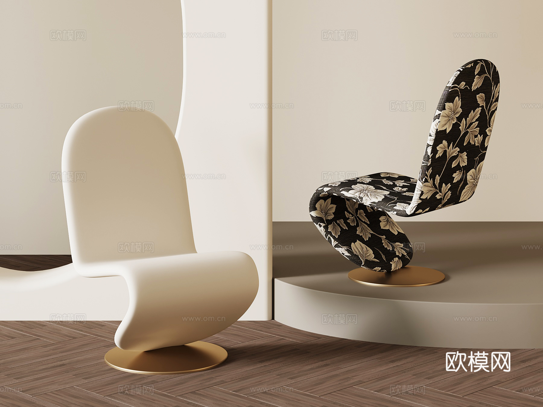 现代儿童椅 餐椅 椅子 单椅su模型su模型