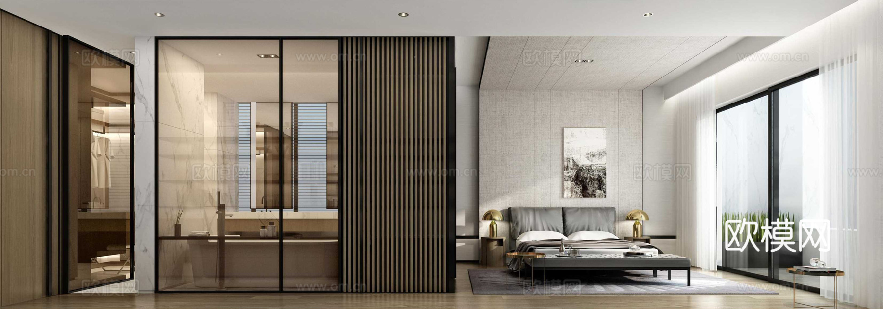 轻奢别墅 样板间 最新全套施工图 效果图合集cad施工图