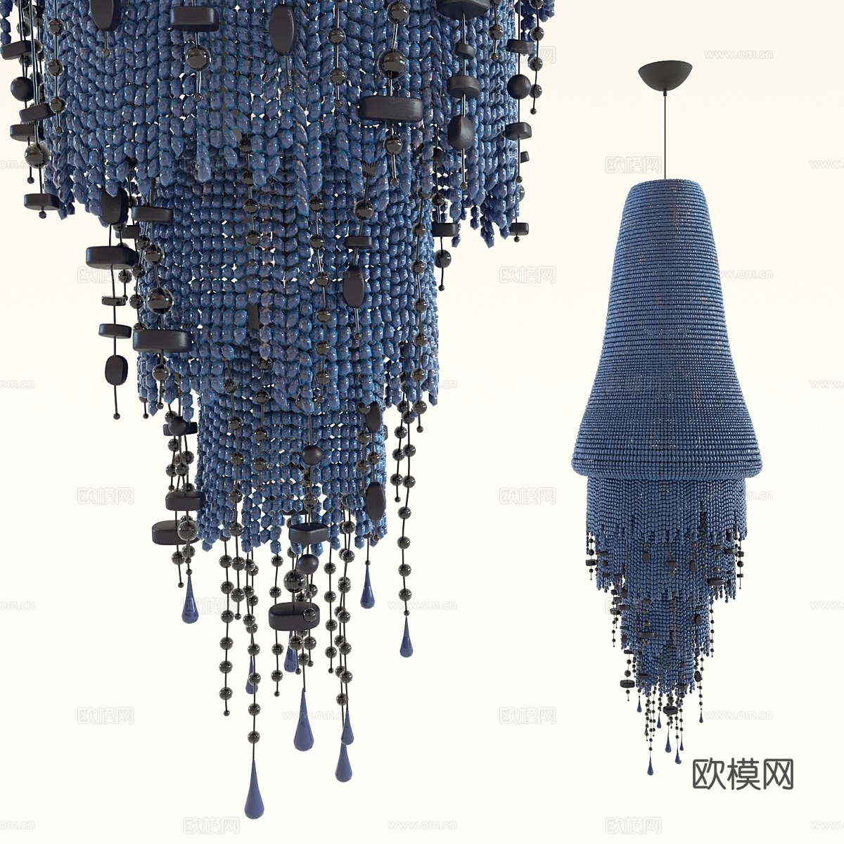 吊灯 Medusa Gray3d模型下载