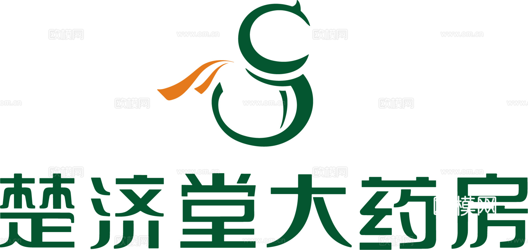 楚济堂大药房，药店买药logo