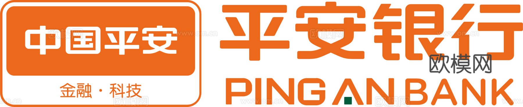 平安银行，国内银行logo