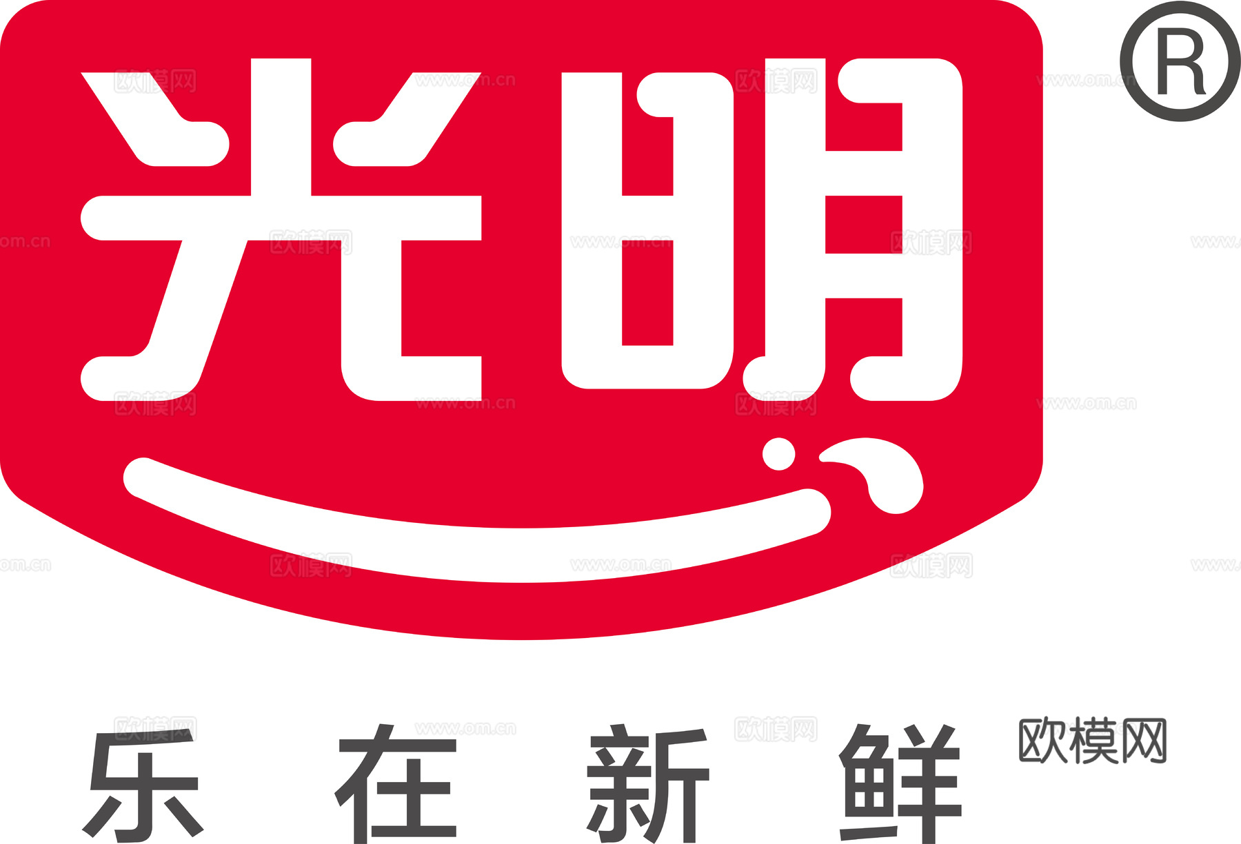 光明，饮料饮品logo