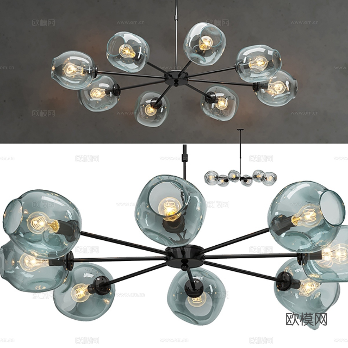 吊灯3d模型下载