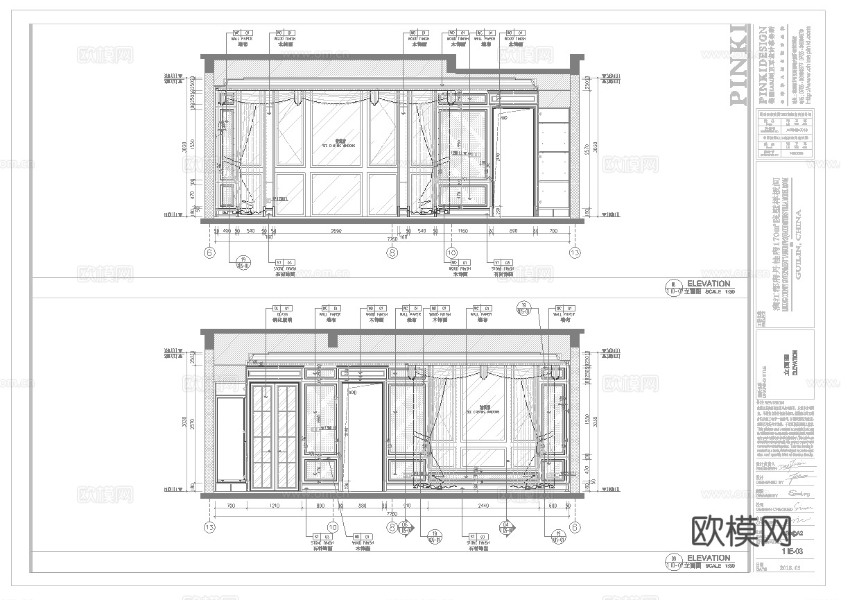 轻奢别墅 样板间 最新全套施工图 效果图合集cad施工图
