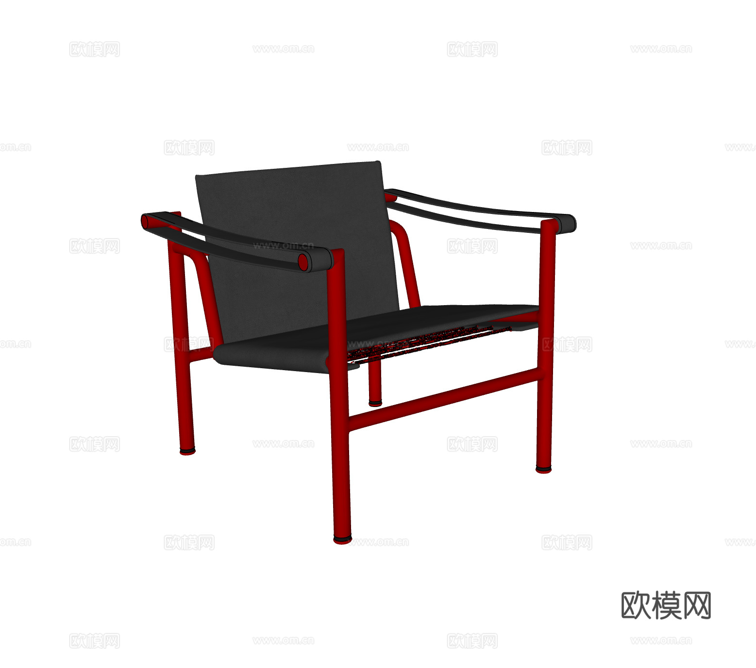 CASSINA 现代 休闲椅 勒柯布西耶 LC1休闲椅 包豪su模型