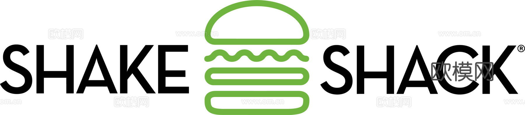 SHAKESHACK，炸鸡汉堡logo