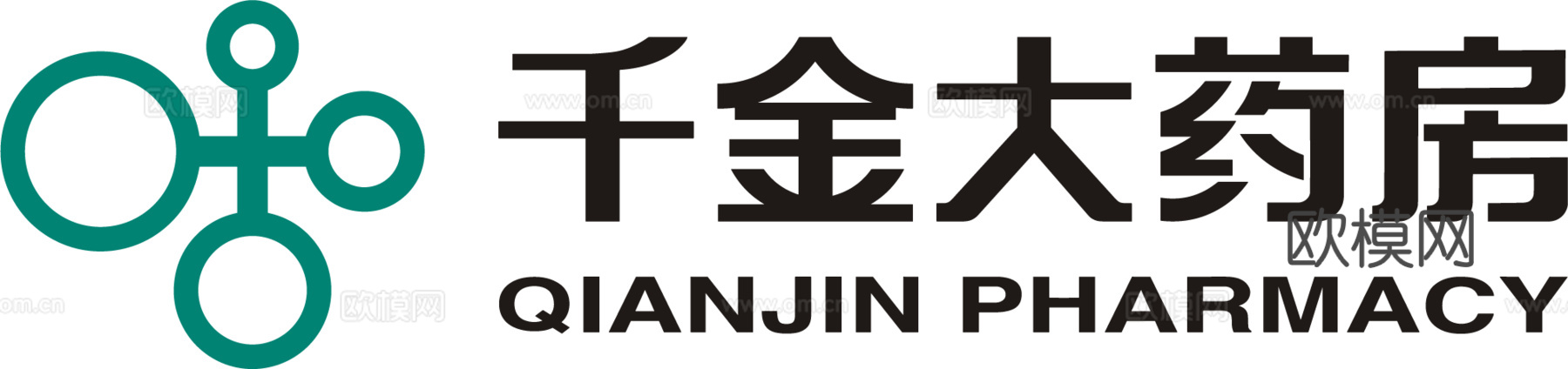 千金大药房，药店买药logo