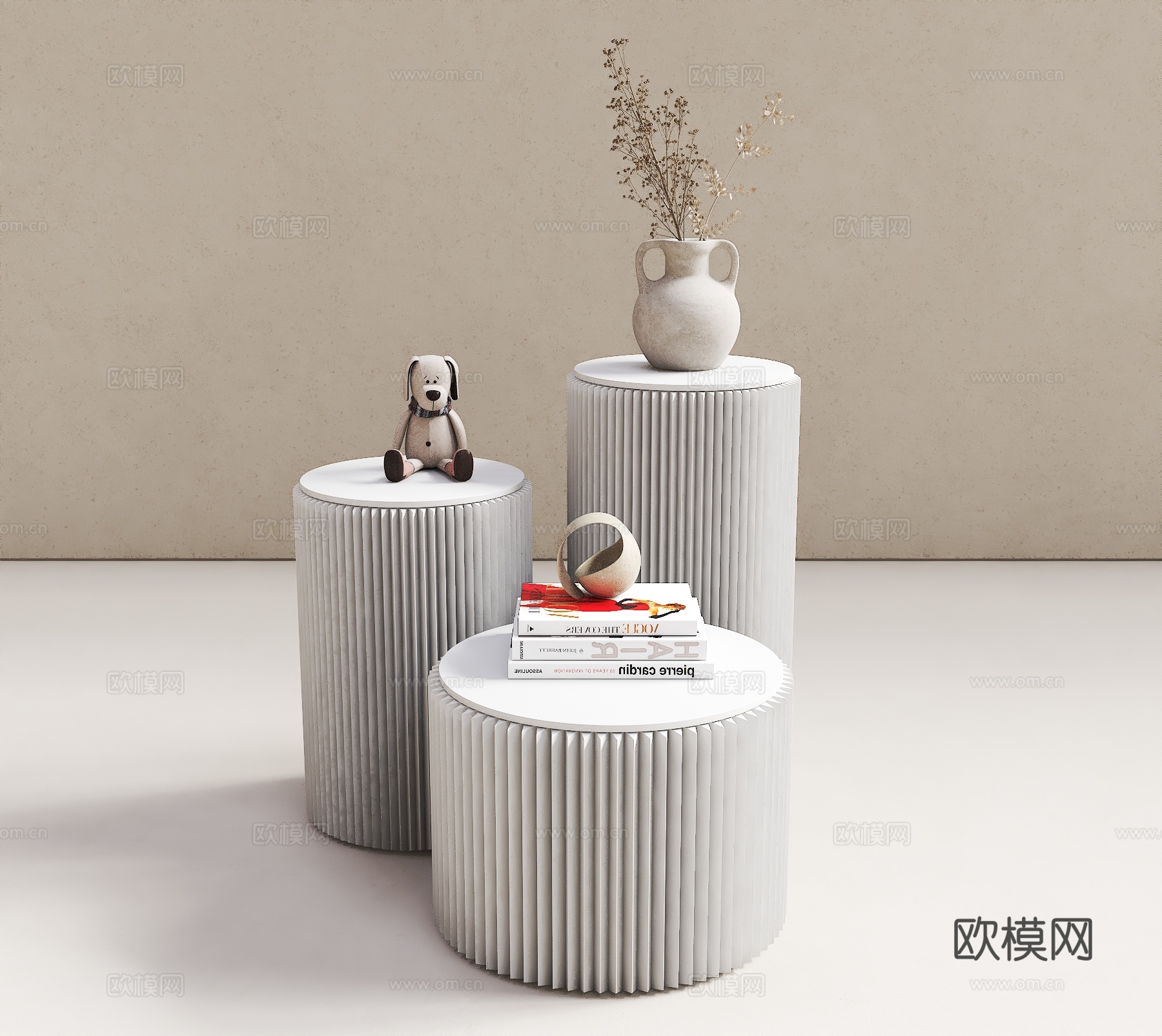 产品展台 创意纸凳 产品展示 风琴凳 伸缩矮凳 餐椅凳 折叠su模型