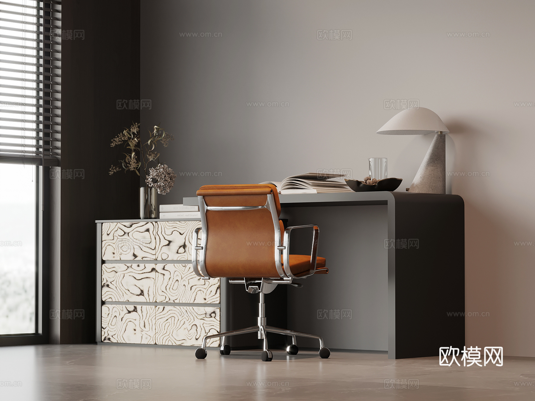 意式梳妆台3d模型下载