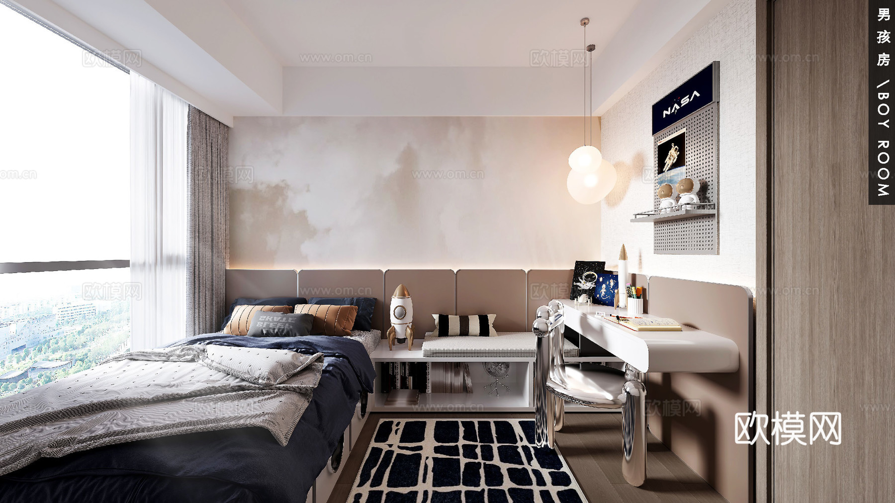 轻奢大平层 样板间 最新全套施工图 效果图合集cad施工图