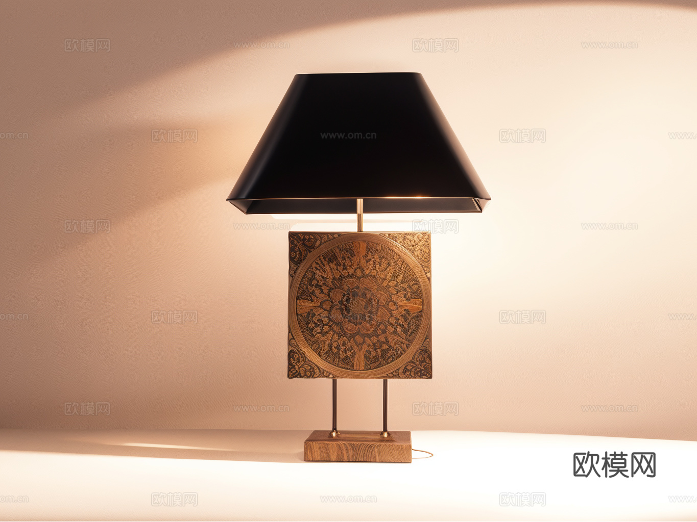 台灯su模型