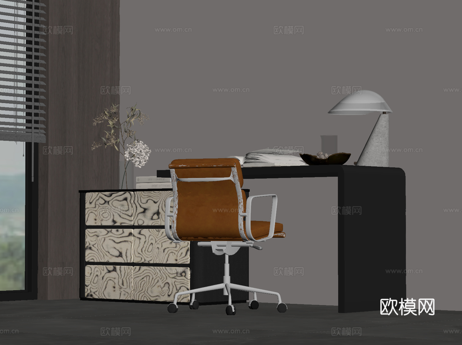 意式梳妆台su模型