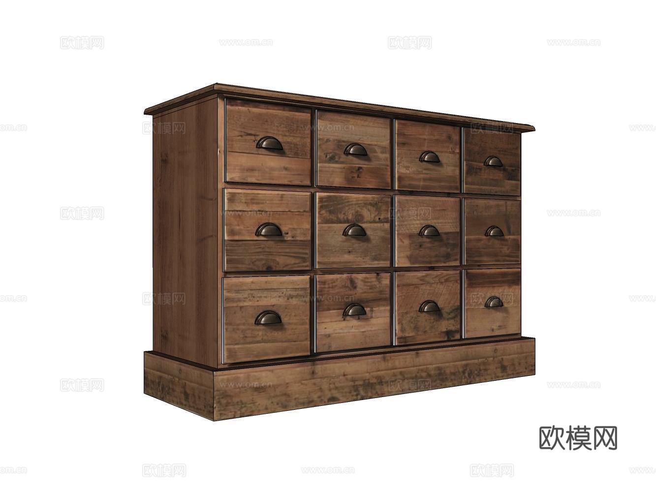 装饰柜su模型