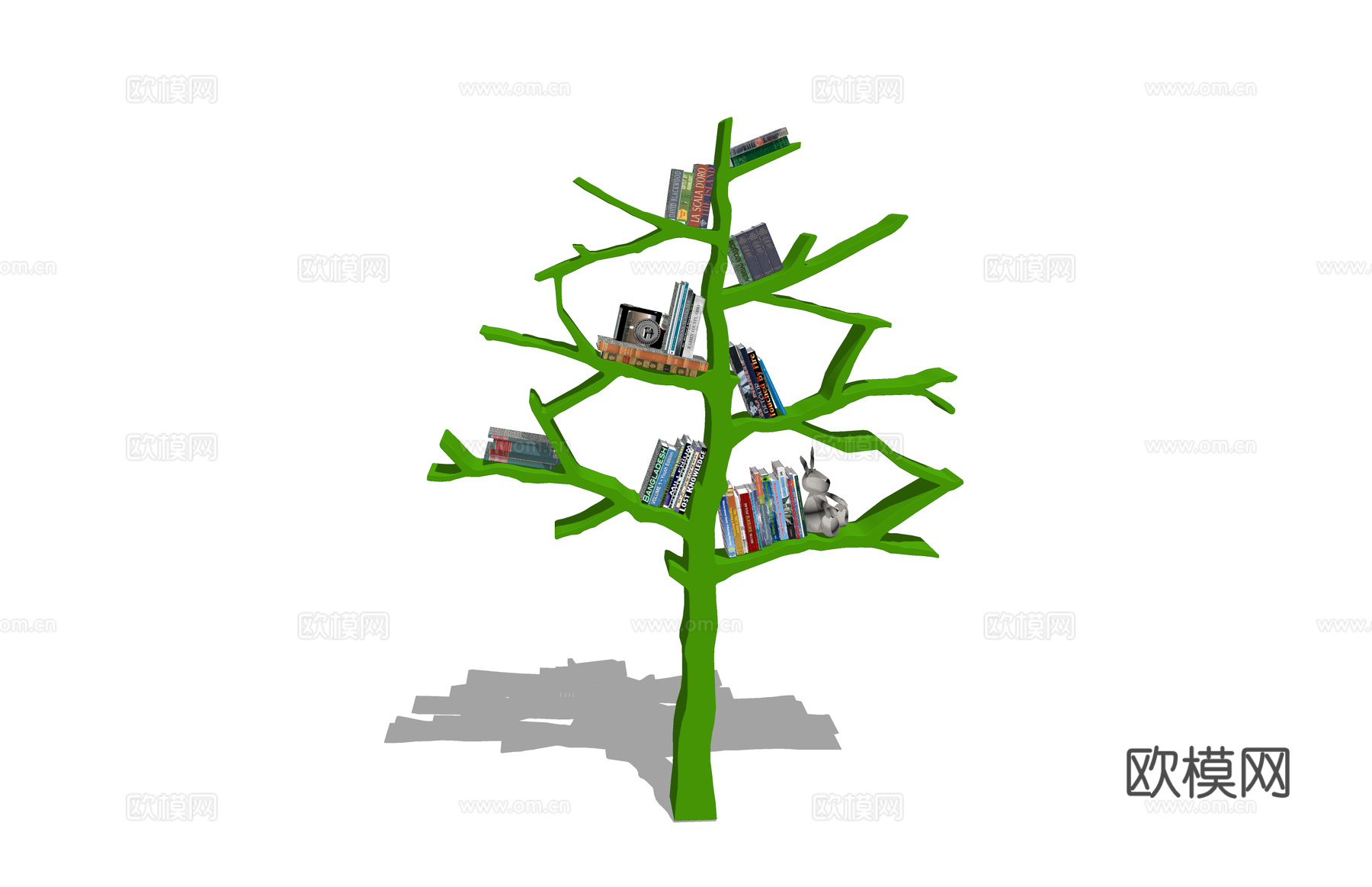 书柜 柜子 家具 书架 漫画 书籍 杂志 装饰柜su模型