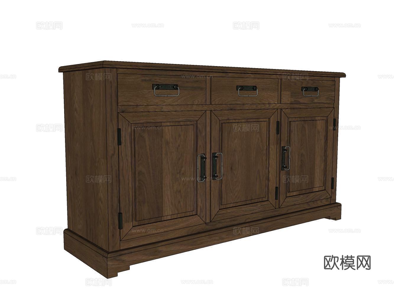 装饰柜su模型
