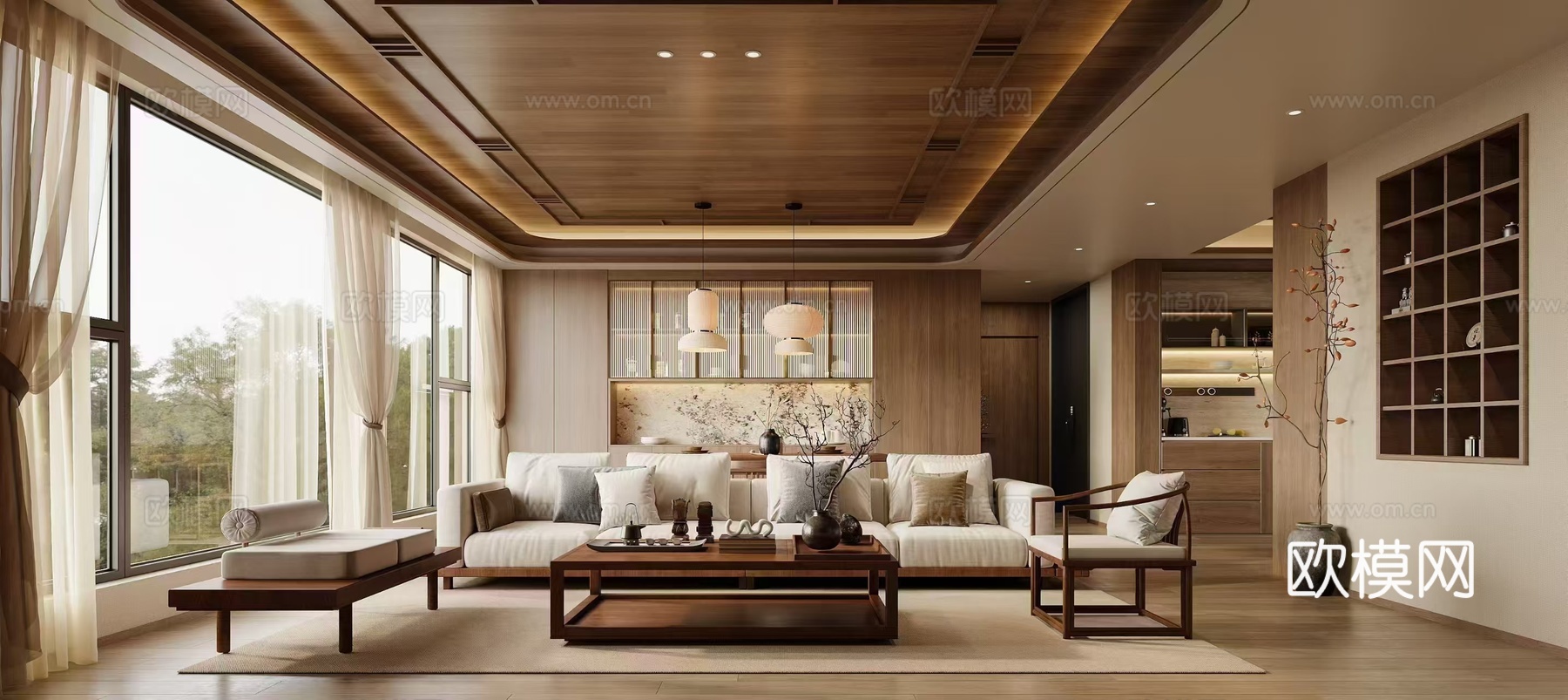 宋氏美学 样板间 最新全套施工图 效果图合集cad施工图cad施工图