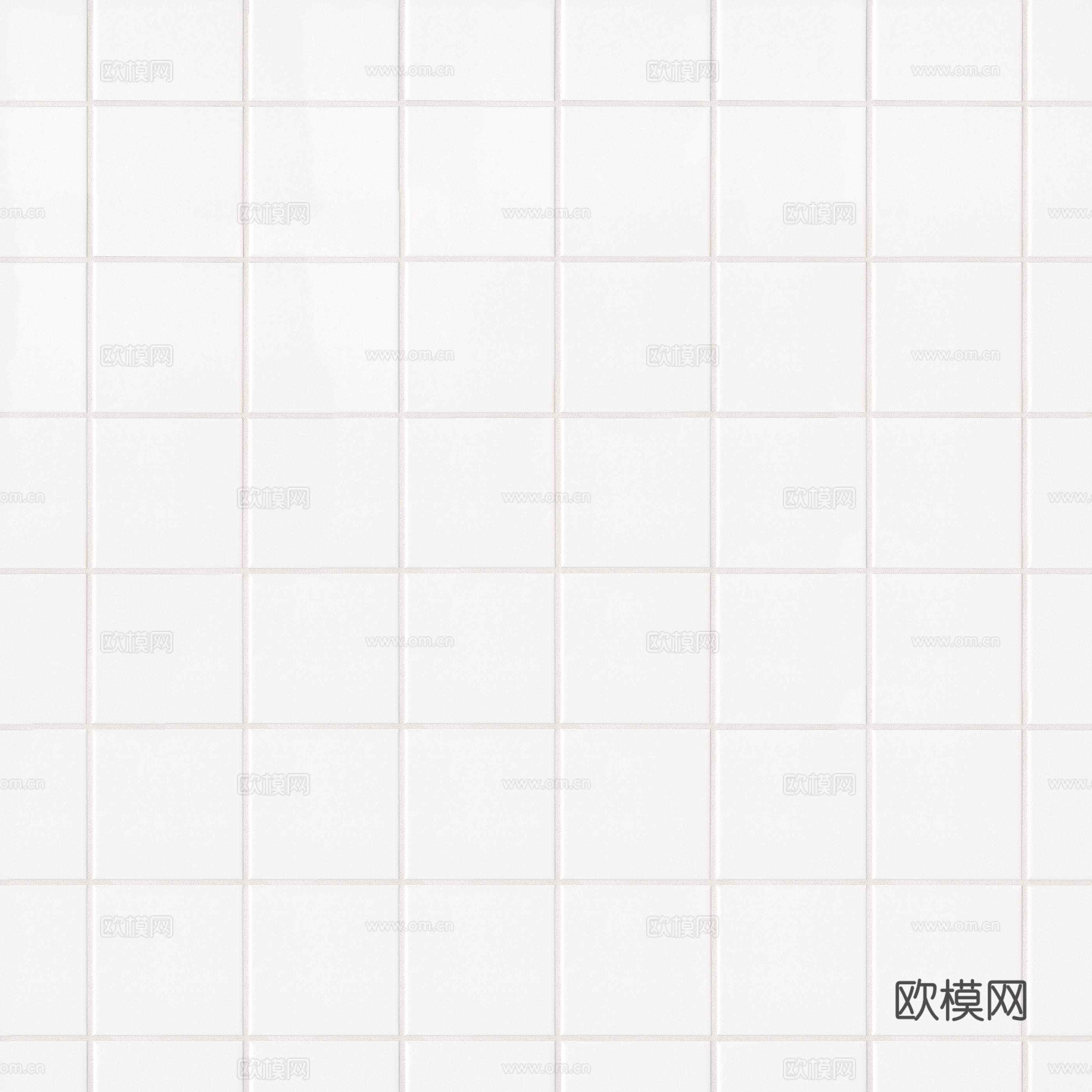 无缝高清白色格子砖