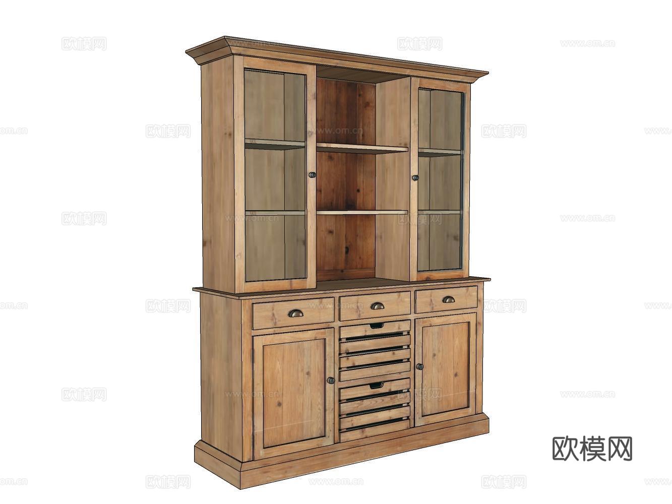 装饰柜su模型