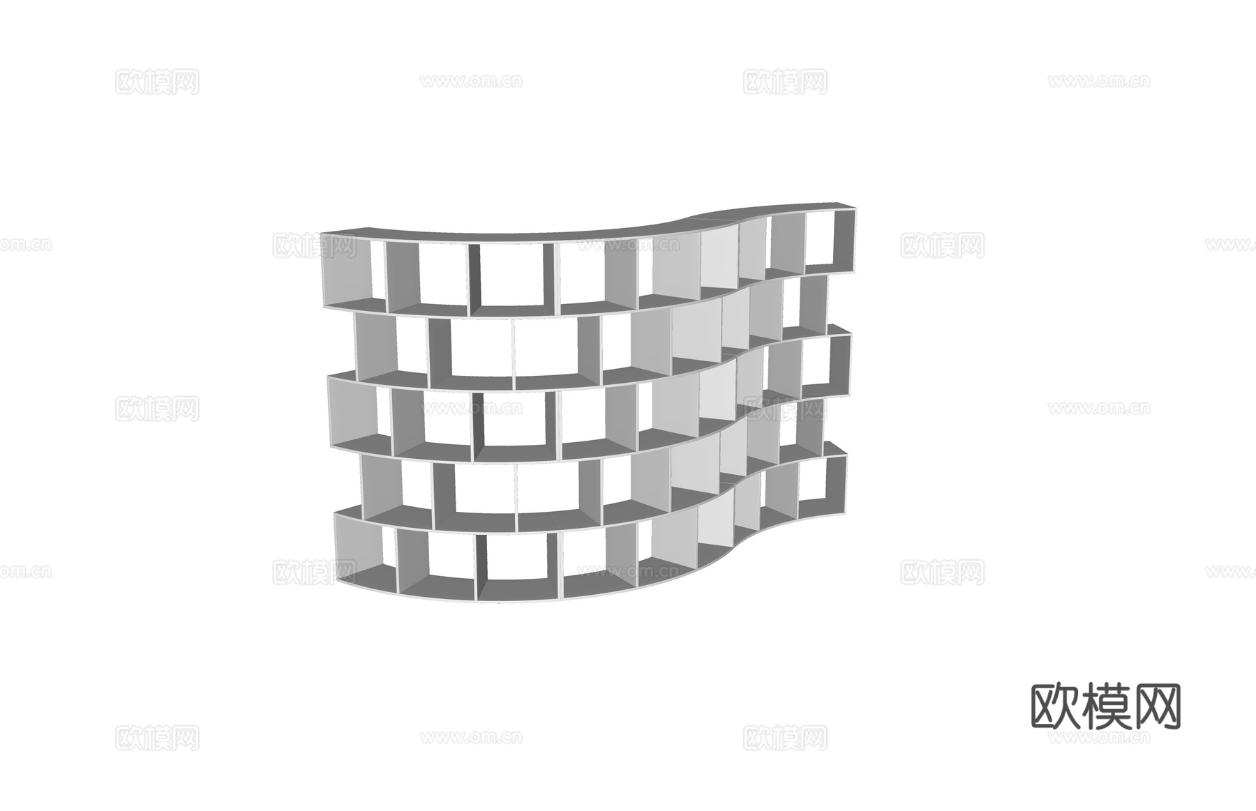 书柜 柜子 家具 书架 漫画 书籍 杂志 装饰柜su模型