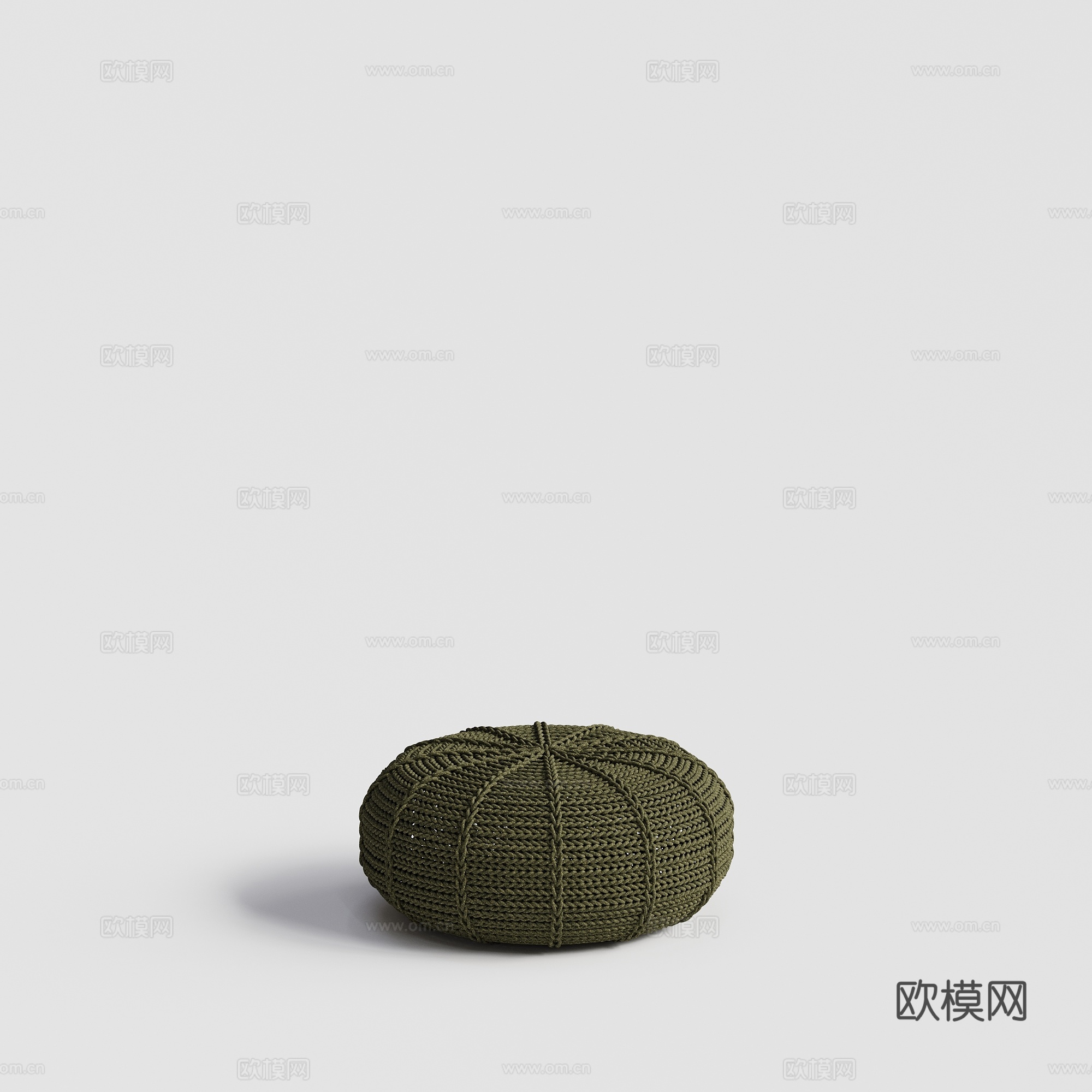 LIVINTWIST 现代户外 庭院花园 圆形 绳编软包 软3d模型下载