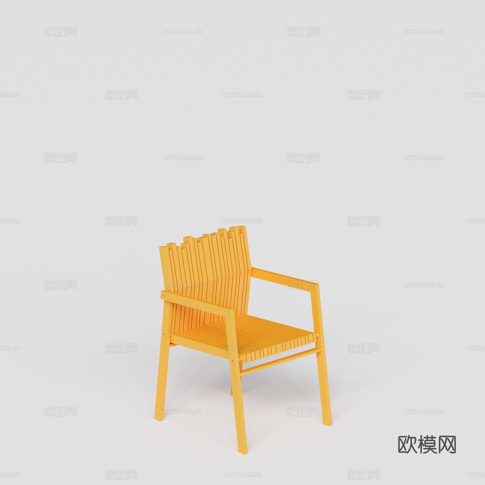 LIVINTWIST 现代户外 庭院花园 网红餐椅 单人椅su模型