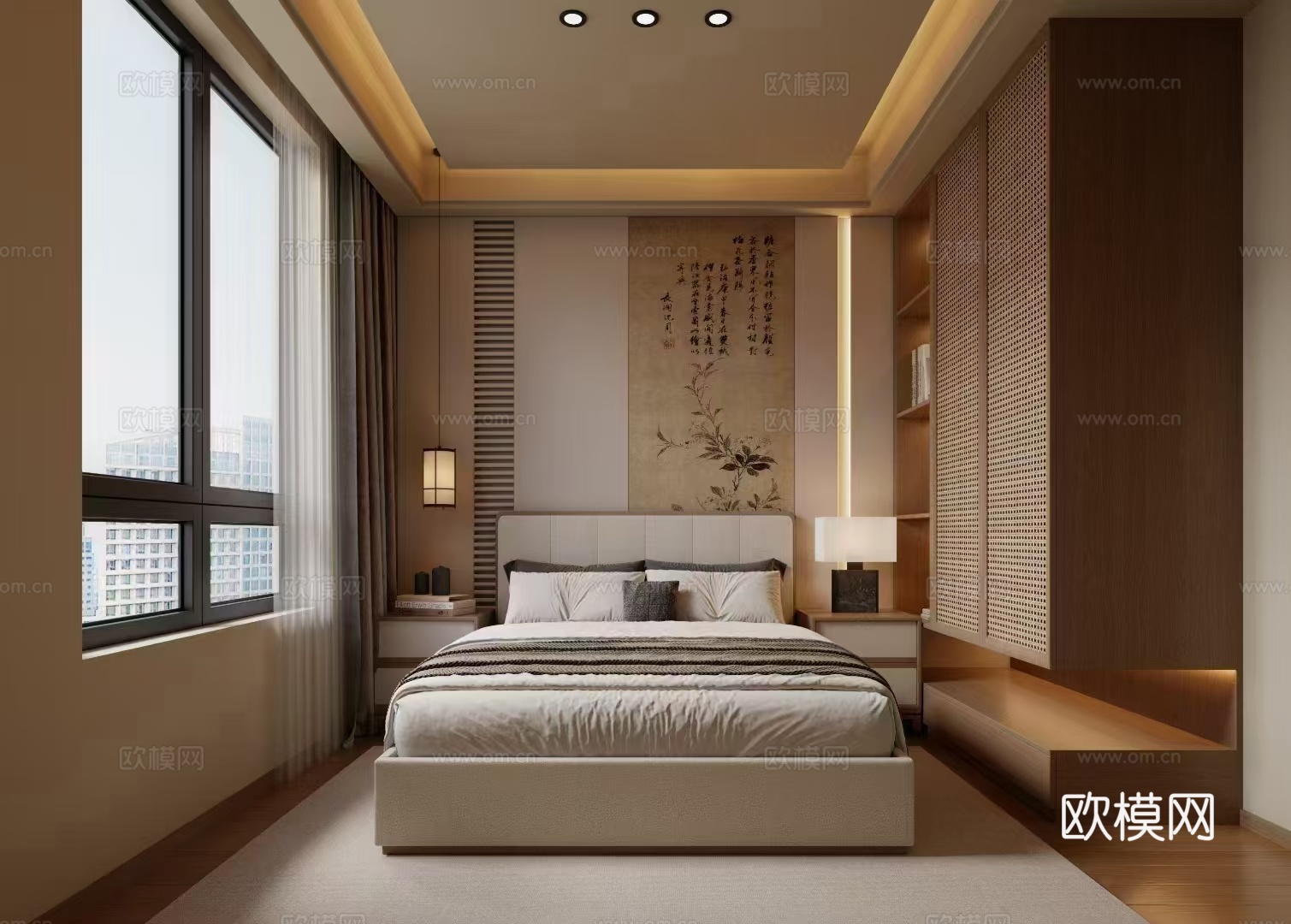 宋氏美学 样板间 最新全套施工图 效果图合集cad施工图