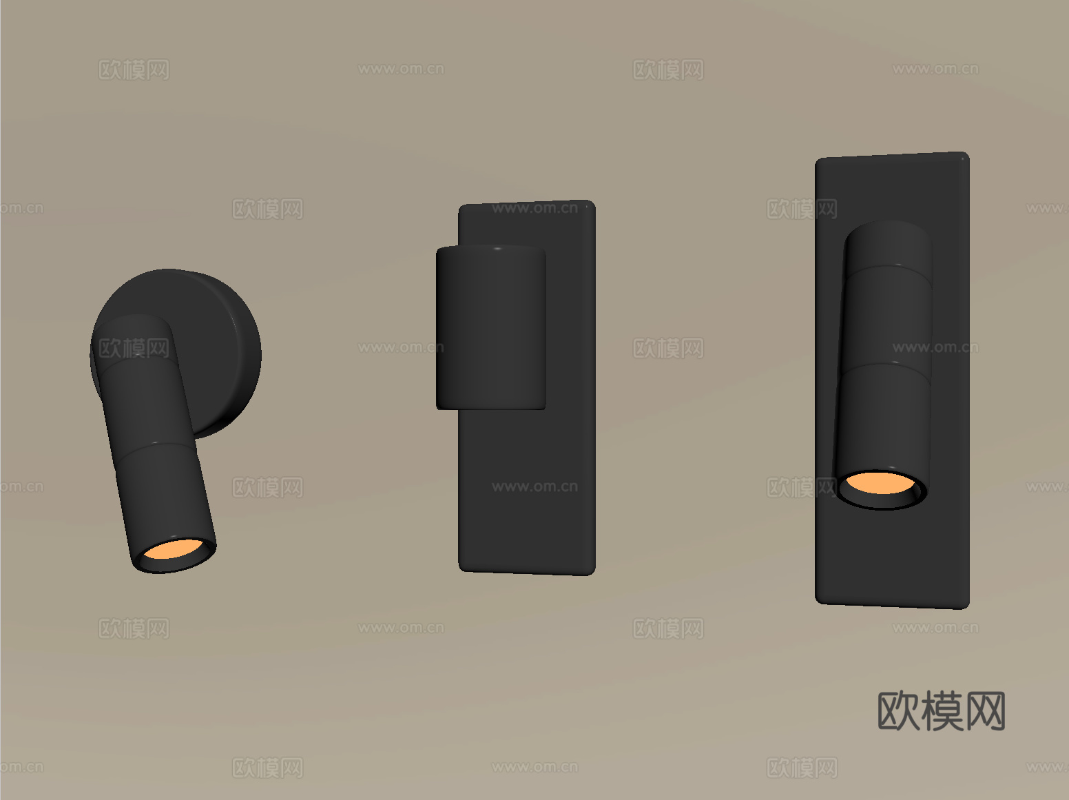 现代壁灯 阅读灯 氛围灯su模型