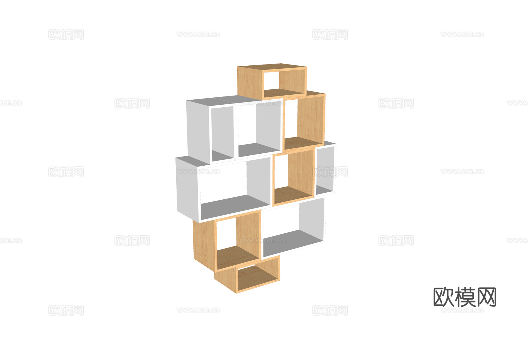 书柜 柜子 家具 书架 漫画 书籍 杂志 装饰柜su模型