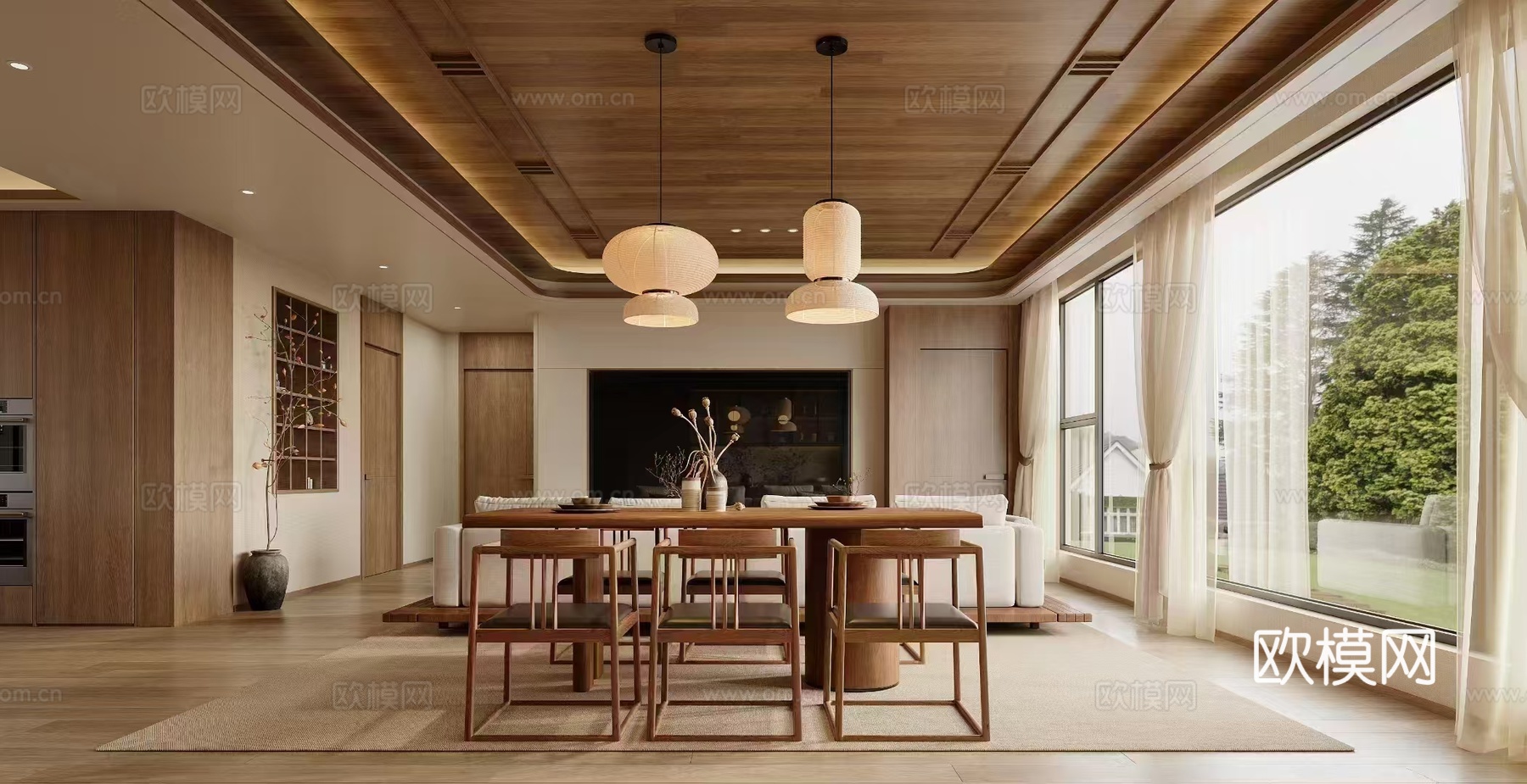 宋氏美学 样板间 最新全套施工图 效果图合集cad施工图cad施工图