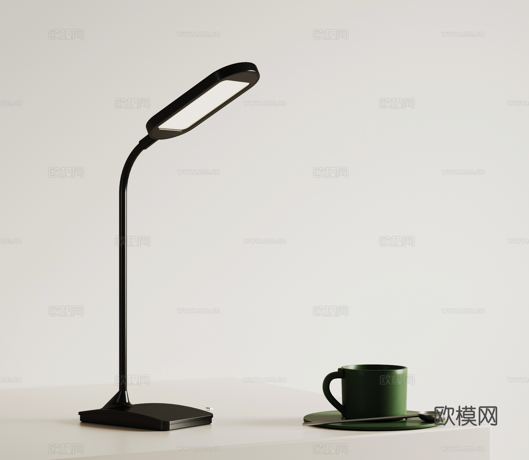 现代台灯su模型