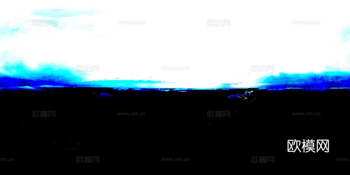 户外湖边草地蓝天HDR