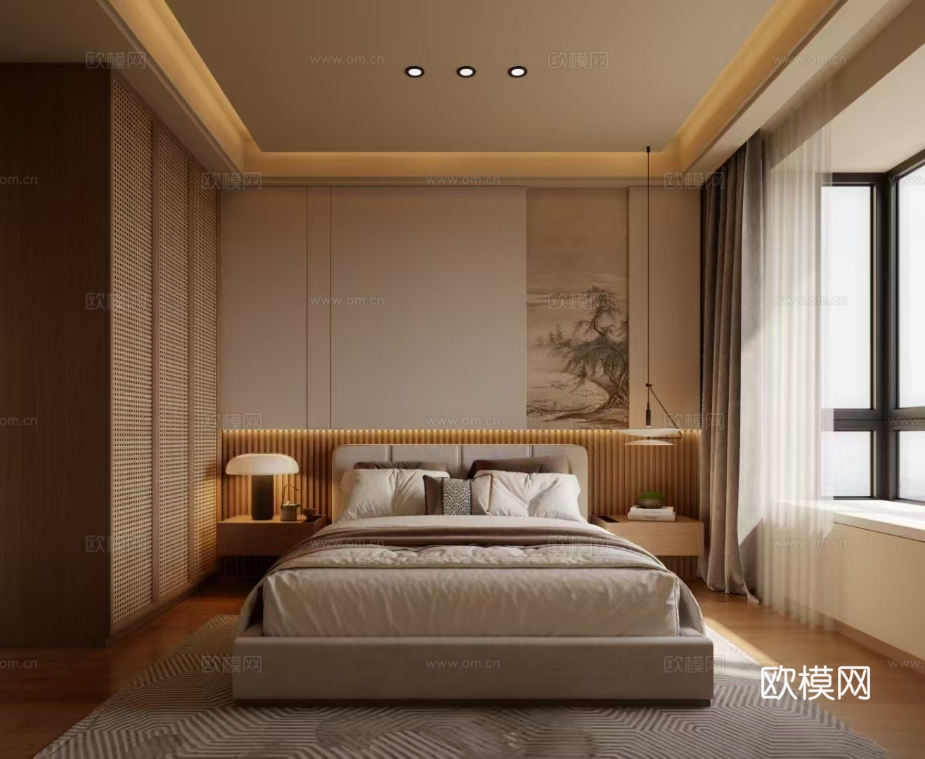 宋氏美学 样板间 最新全套施工图 效果图合集cad施工图