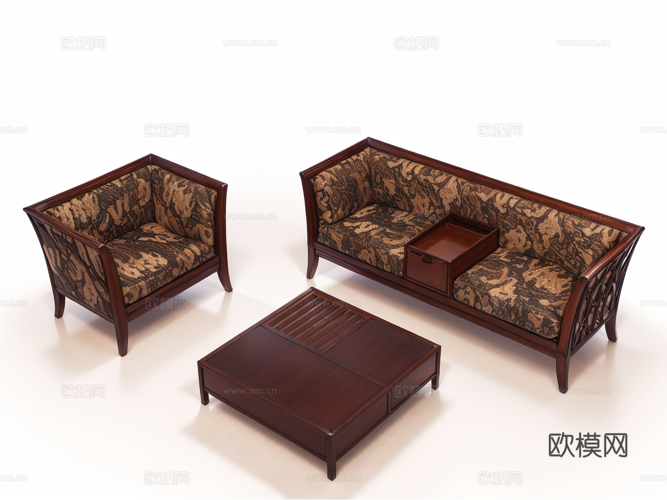 沙发su模型下载（渲染图1）