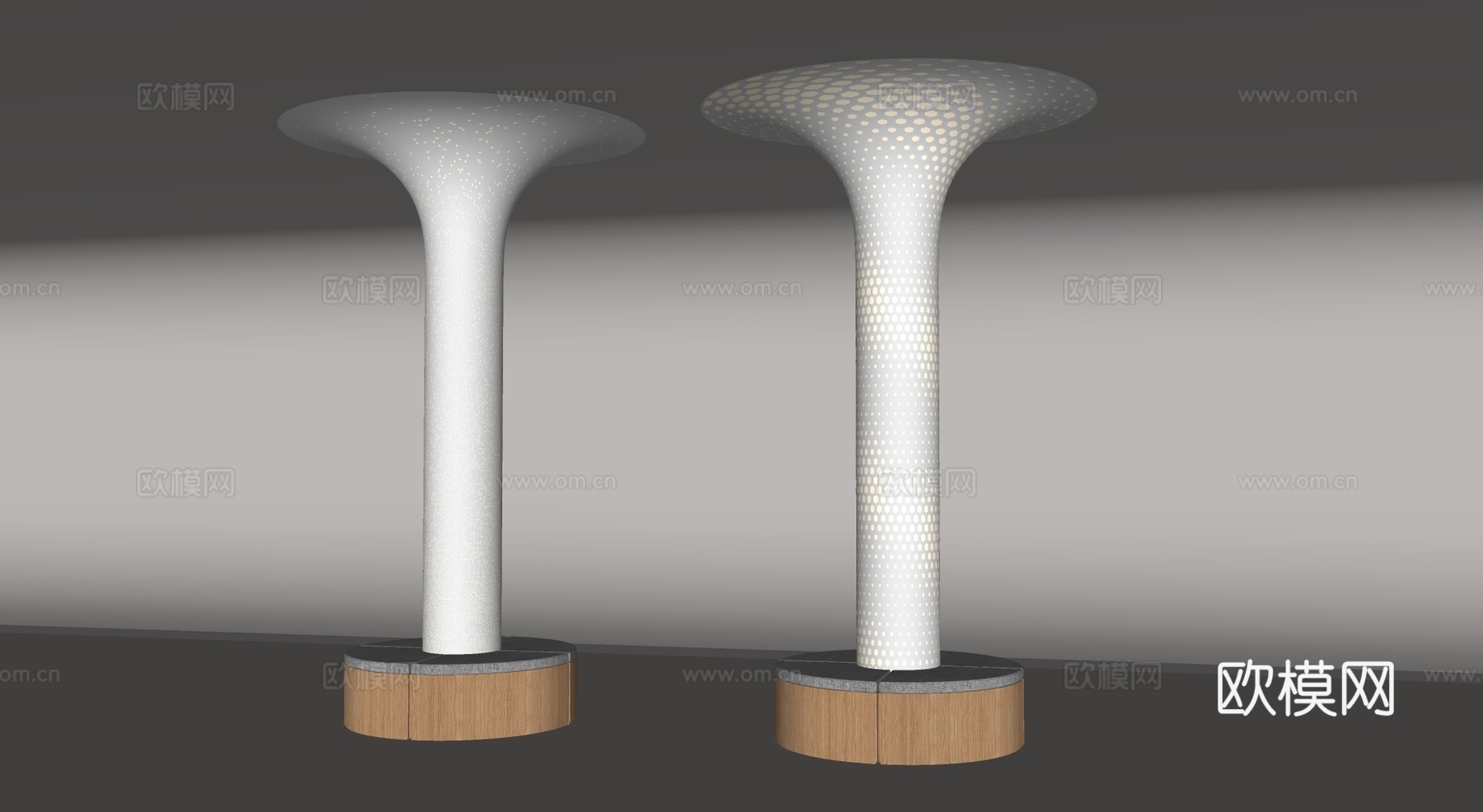 现代艺术感光之瀑布装置 艺术灯具 光点瀑布 星空灯su模型