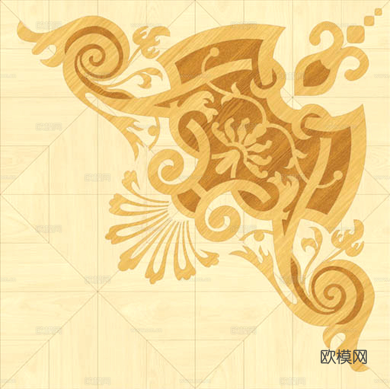 拼花木地板木拼板3D立体地板花纹木纹木质拼花